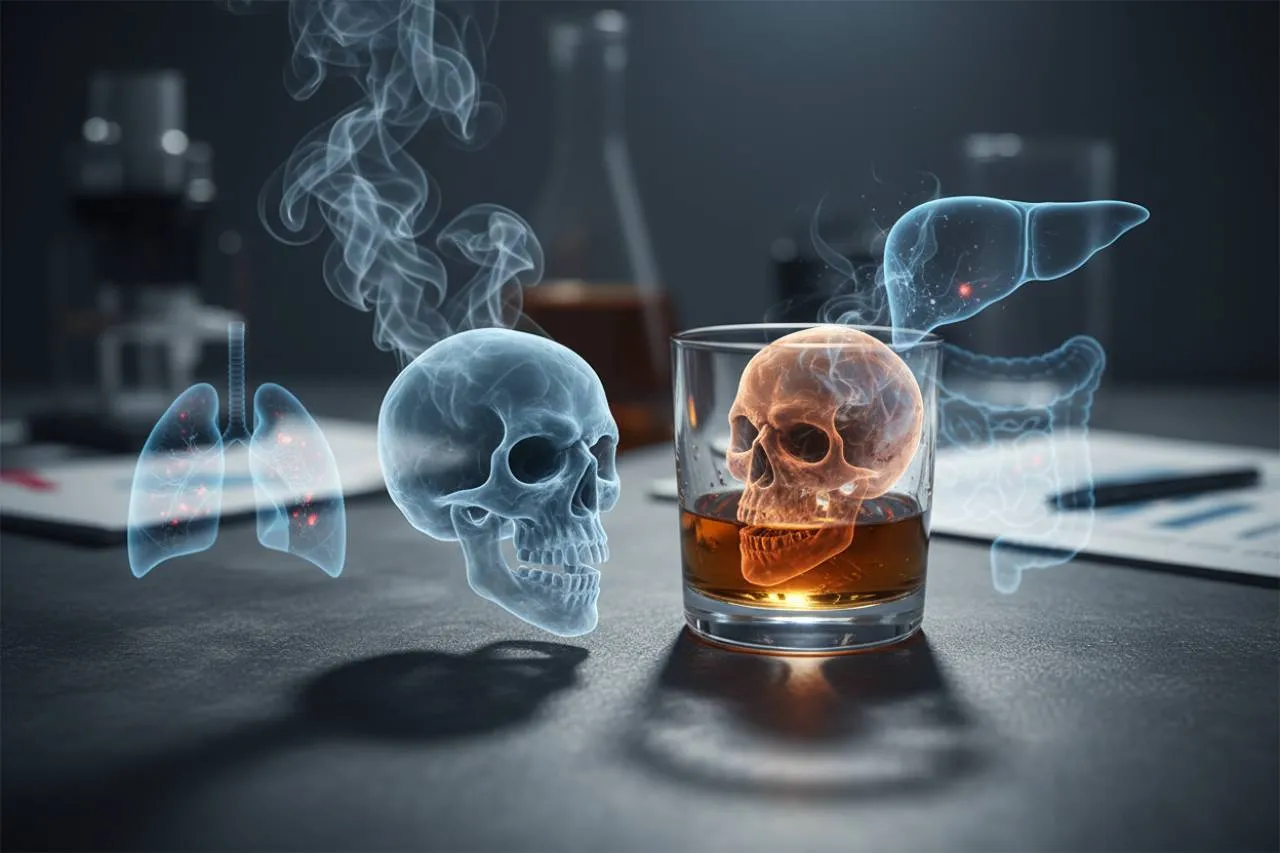 I due nemici invisibili: fumo e alcol sotto accusa