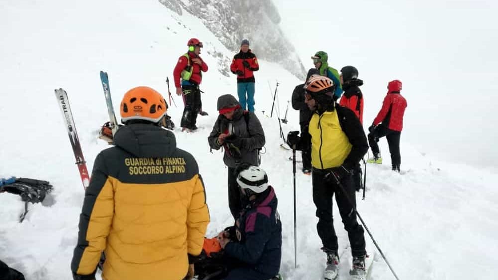 Slavina a Sella Nevea, ferito uno scialpinista