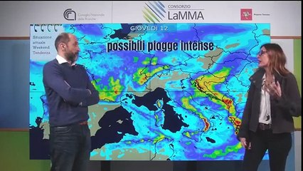 Maltempo in arrivo, attese tre perturbazioni sulle regioni tirreniche. Previsti venti di burrasca