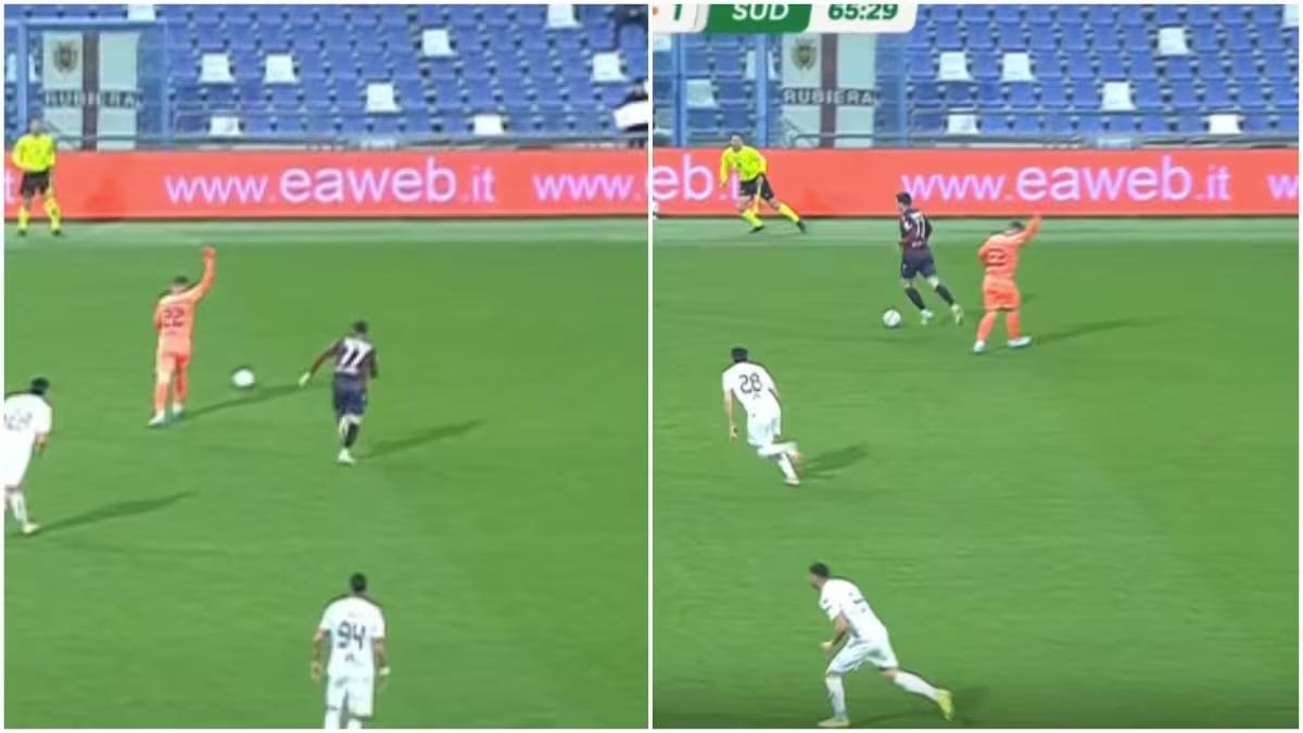 Serie B, Reggiana-Südtirol: Fumagalli come Di Canio: Cragno si fa male, lui ferma il gioco