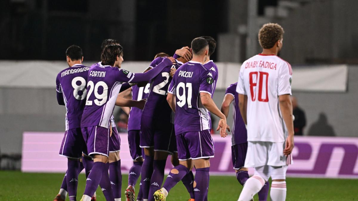 Fiorentina-Rakow 2-1: gol di Brunes, Ndour e Gumundsson su rigore | Conference League