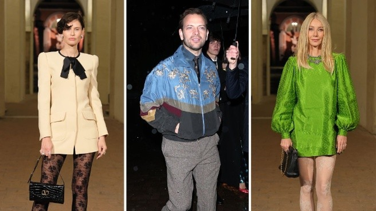 Gwyneth Paltrow in verde, Bianca Balti, Alessandro Borghi: Roma e la dolcevita per la sfilata di Valentino di Alessandro Michele