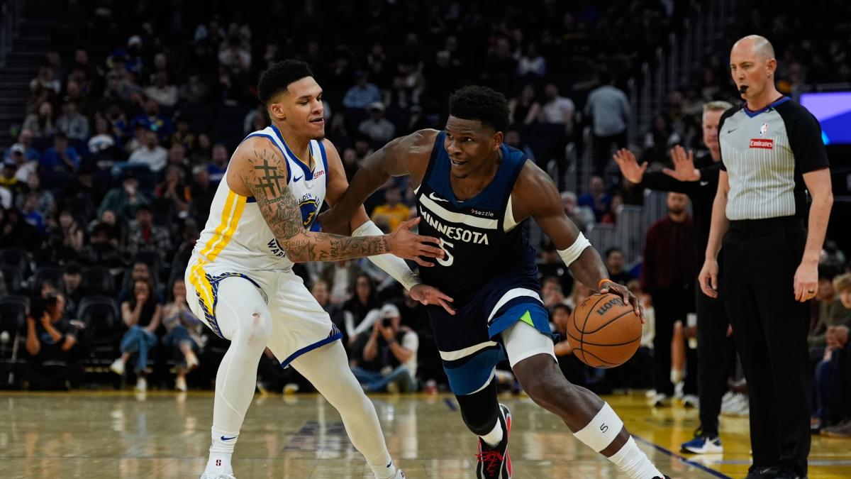 Nba, i risultati: Minnessota vittoria contro i Warriors con 42 di Edwards. Decisivo Durant