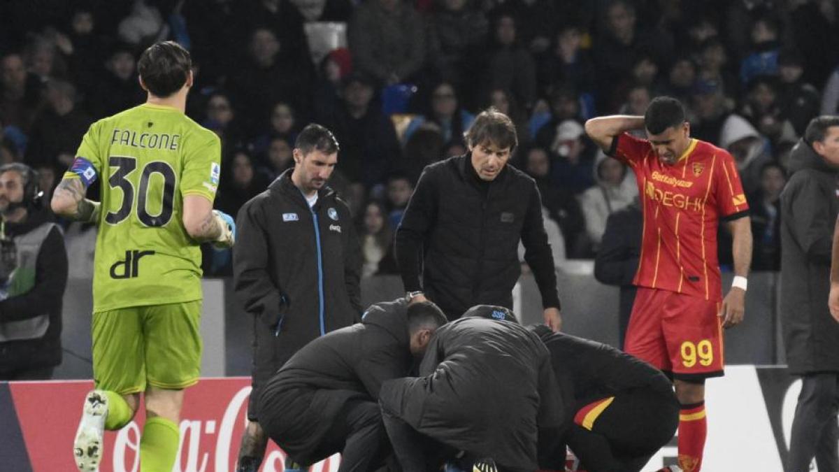 Banda malore: cos'ha avuto in Napoli-Lecce, i soccorsi, come sta
