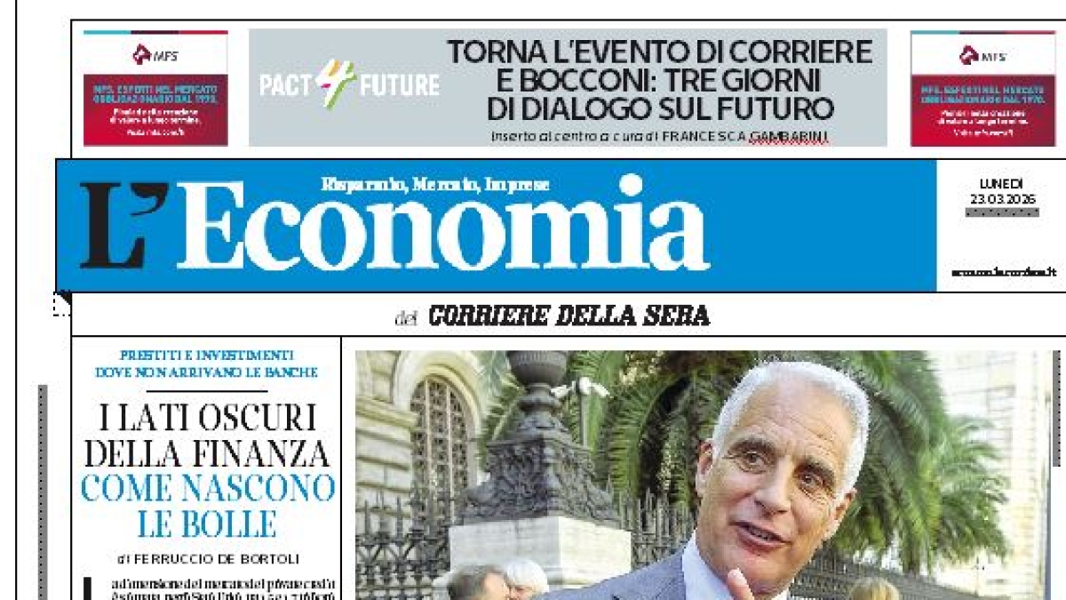 Pasini (Feralpi) e l’allarme energia, Giuliani (Azimut) trova capitali per il made in Italy. L’Economia in edicola lunedì