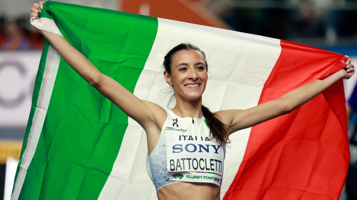 Nadia Battocletti vince la medaglia d'oro nei 3000 metri ai Mondiali indoor di Atletica