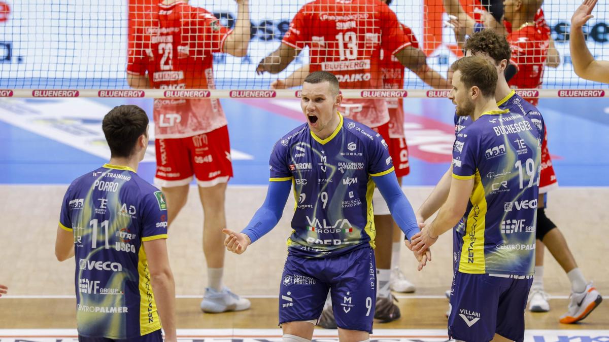 Volley superlega: Modena vince contro Piacenza, la serie si decide a gara5