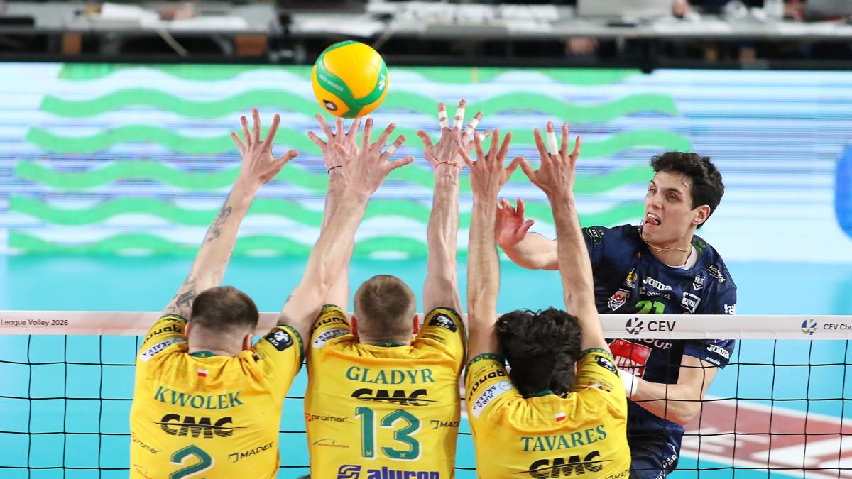 Lube, che botta! Zawiercie passa a Civitanova 3-0 e ipoteca la final four di Champions