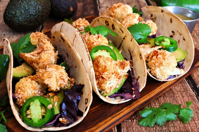 piatti vegetariano vegano veg insalata tacos