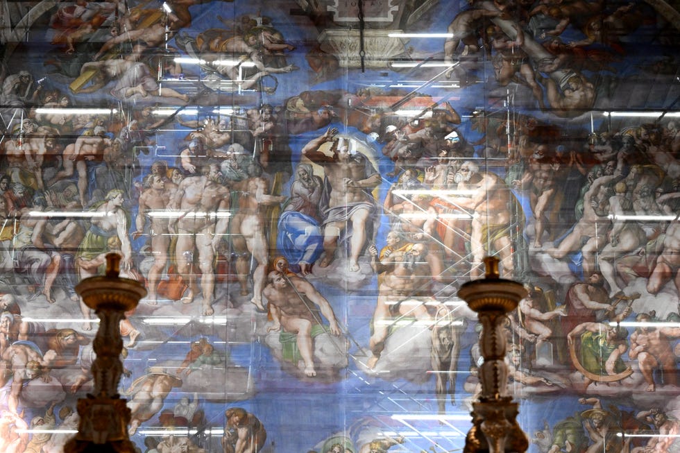 VATICAN-ART-RESTORATION-SISTINE CHAPEL vatican art restoration sistine chapel