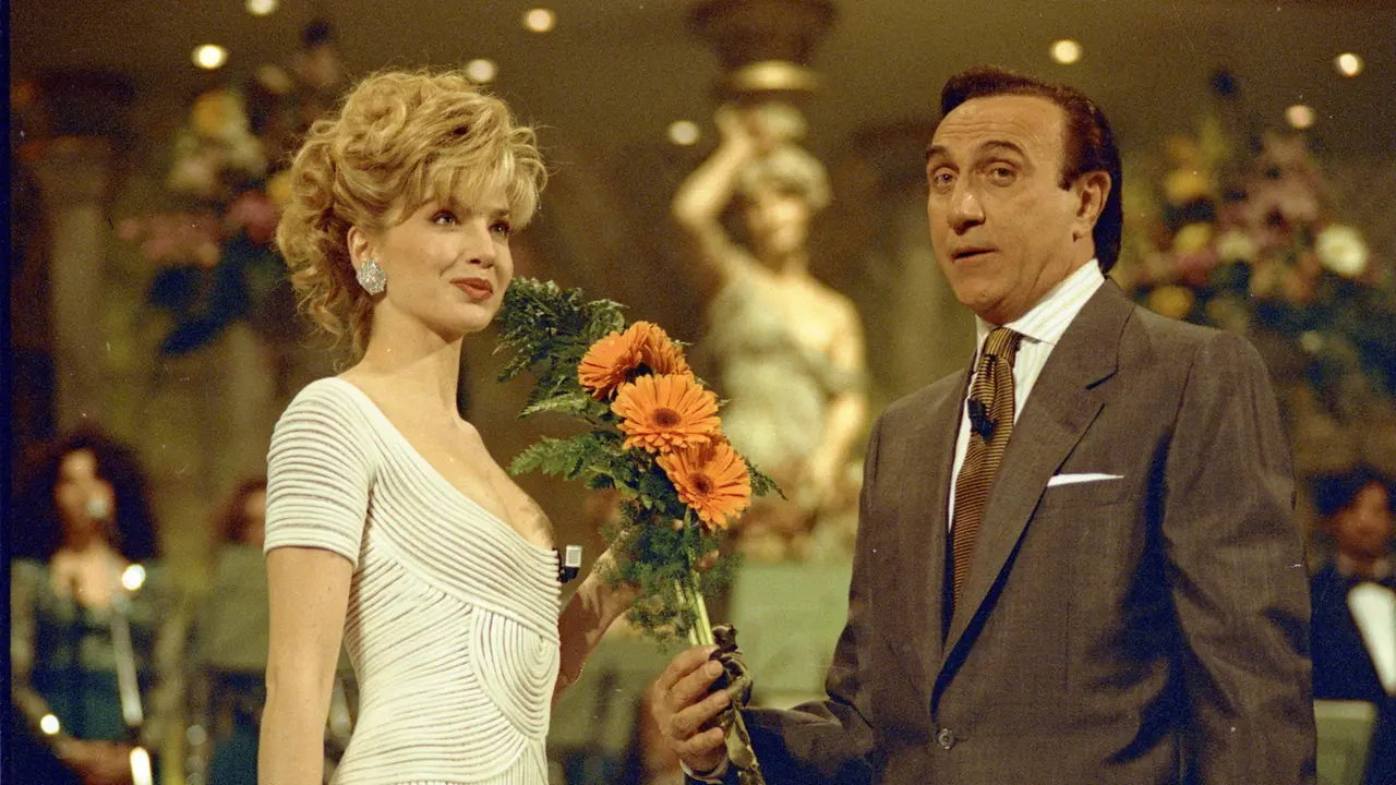 Pippo Baudo e Lorella Cuccarini