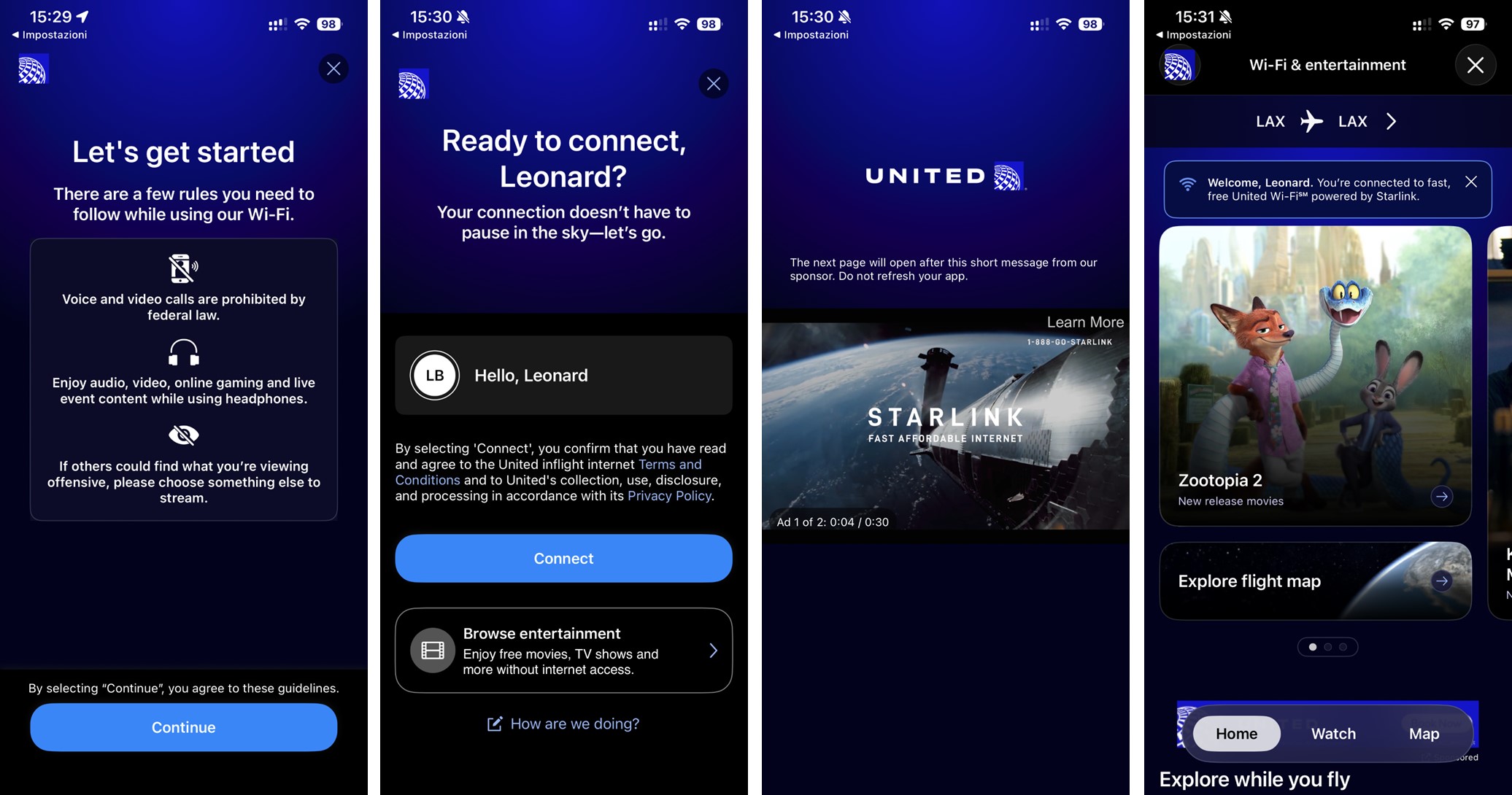 Starlink in volo, la connessione provata per voi: velocità da fibra, sport in diretta (e videochiamata alla mamma)