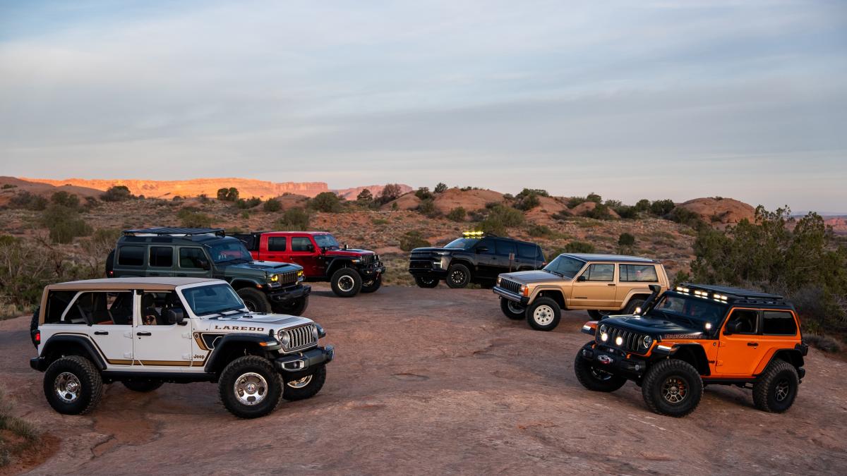 Easter Jeep Safari: prototipi Jeep alla prova a Moab