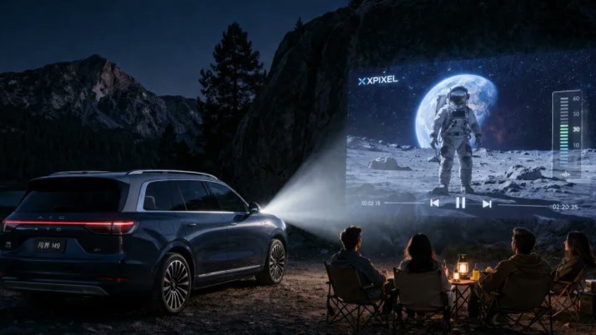 I fari delle auto di Huawei possono diventare dei proiettori. Come funzionano