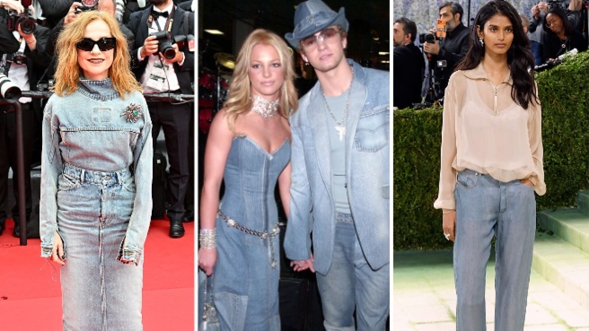 In jeans sul red carpet, da Britney Spears a Isabelle Huppert: le star che hanno scelto il denim come couture