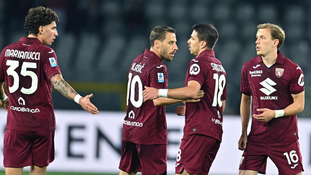 Torino-Sassuolo 2-1, gol di Thorstvedt, Simeone e Pedersen