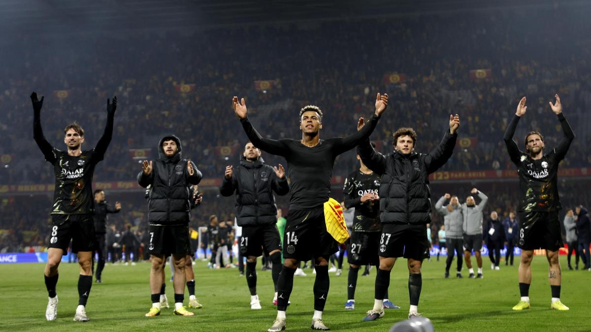 Psg campione di Francia, Lens battuto
