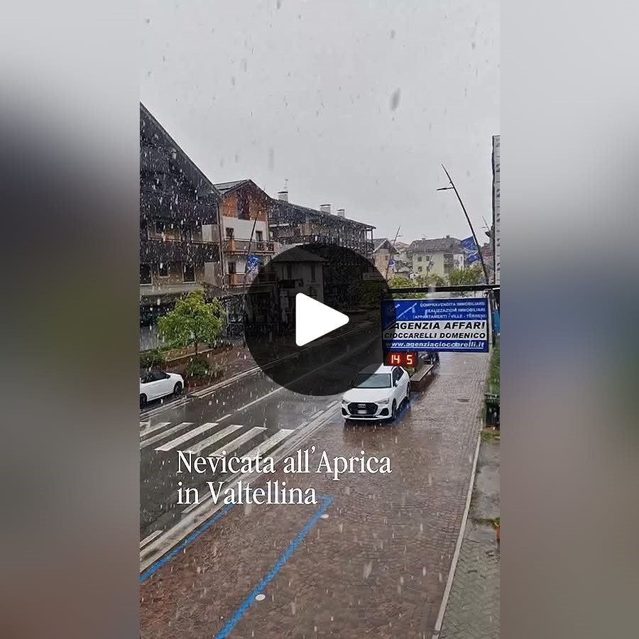 La neve di maggio imbianca la Lombardia: dalle montagne della Valtellina alle Grigne lecchesi. Grandine a Varese
