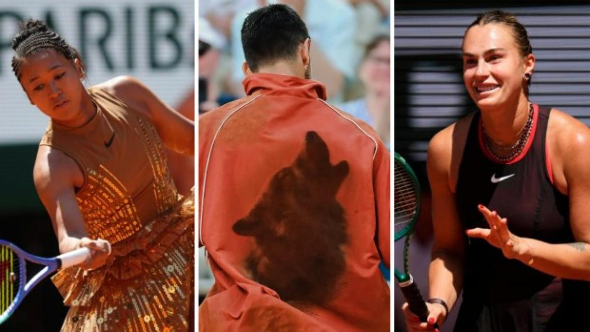 Djokovic, Sabalenka, Osaka gli outfit del Roland Garros