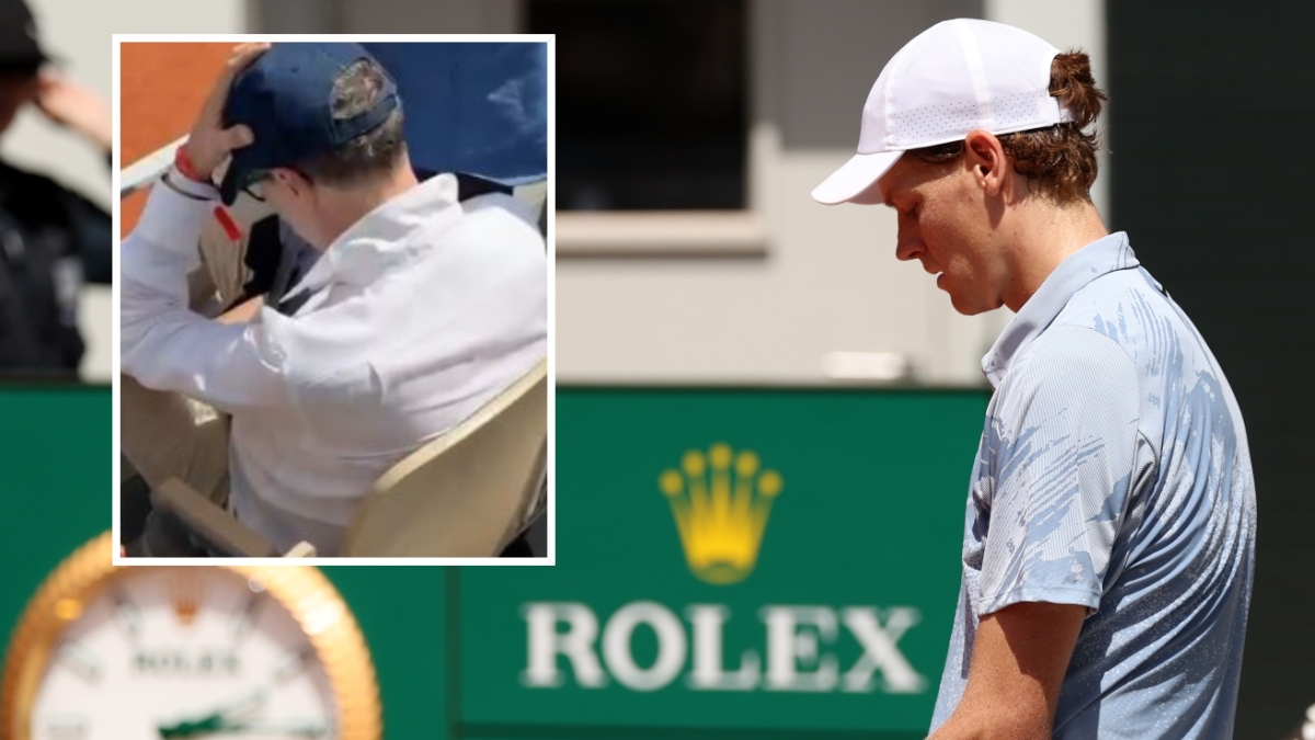 Fabio Fazio sugli spalti del Roland Garros: «A mezzogiorno farei giocare solo i negazionisti climatici. Sinner campione anche nella sconfitta»