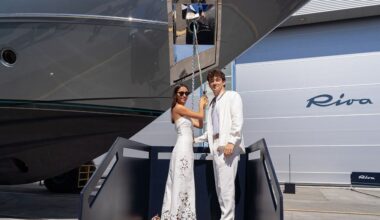Lo yacht spaziale di Leclerc, alla scoperta del Riva 102 Corsaro Super