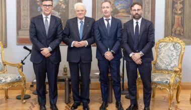 Quirinale, Mattarella riceve i vertici di Sky Italia