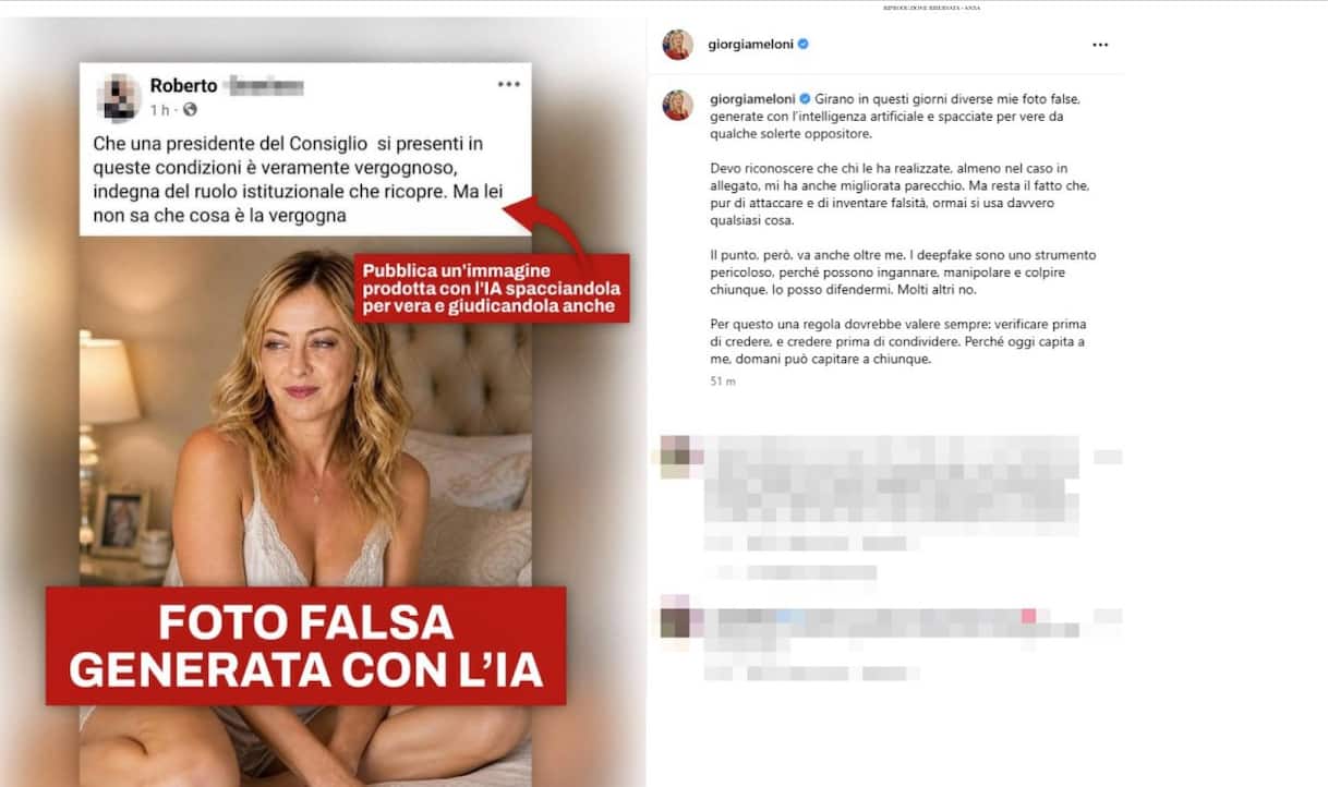 La denuncia di Meloni contro i deepfake: a che punto siamo in Italia con la legge contro il tema?