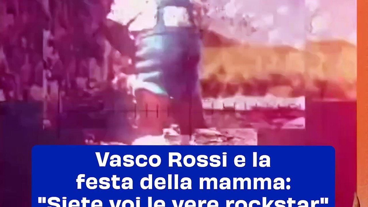 Il post di Vasco Rossi per la Festa della Mamma: “Siete voi le vere rockstar”