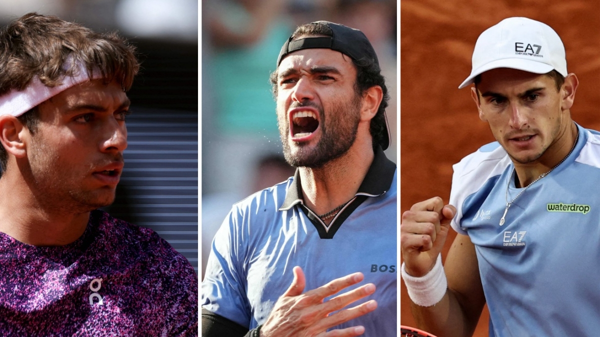 Cobolli-Berrettini-Arnaldi: l'età dell'oro del tennis italiano ai quarti del Roland Garros