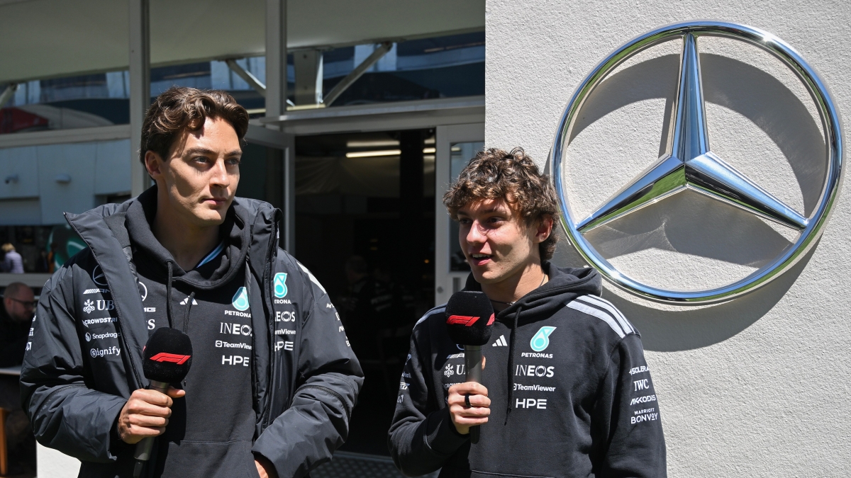 Antonelli: «I commenti di Russell? Vuole mettermi pressione, mi scivolano addosso. A Montecarlo la Ferrari è favorita»
