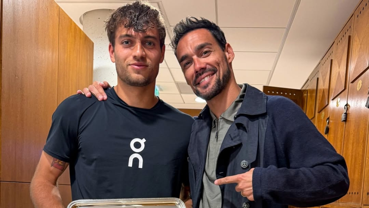 Fognini: «Cobolli è un duro dal cuore d'oro: piace perché è vero. Abbiamo festeggiato con pizza e birra. Ora deve pensare da top player»