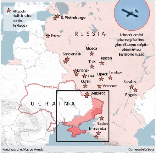 La guerra arriva in casa dei russi