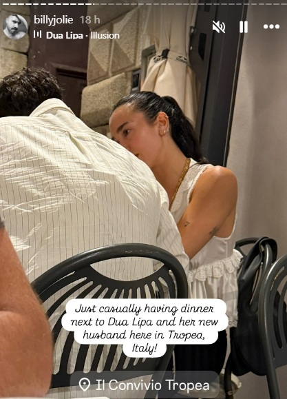 Dua Lipa e Callum Turner, luna di miele italiana: tappa a sorpresa a Tropea