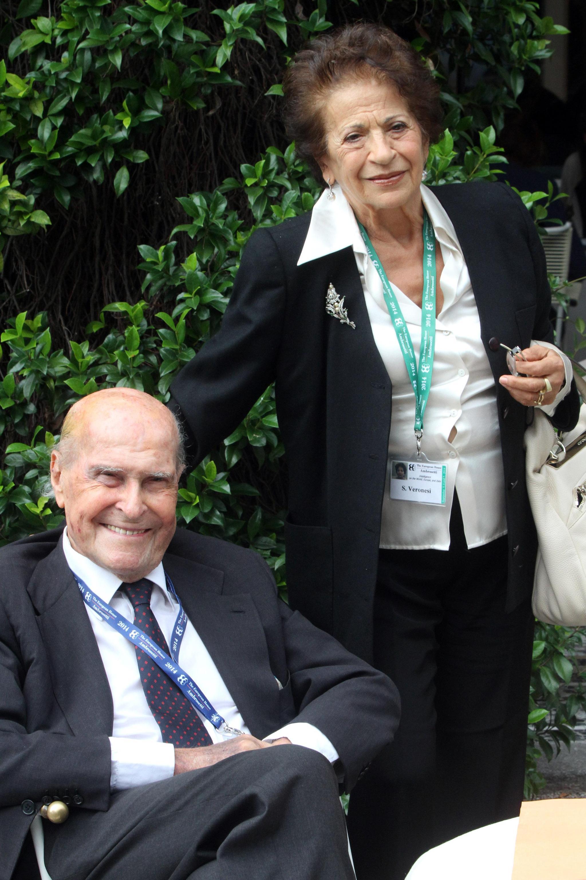 Sultana Razon e Umberto Veronesi