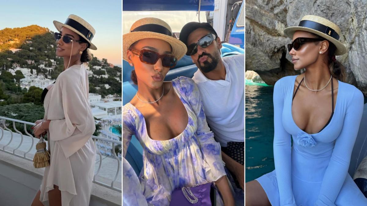 Samira Lui, fuga d'amore a Capri col fidanzato Luigi Punzo