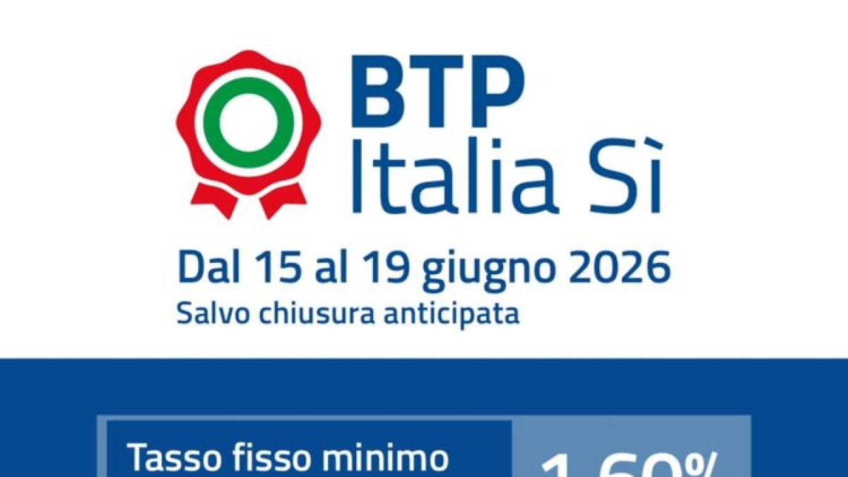 Btp Italia Sì, perché con il tasso minimo all’1,6% il rendimento medio a 5 anni può sfiorare il 4%