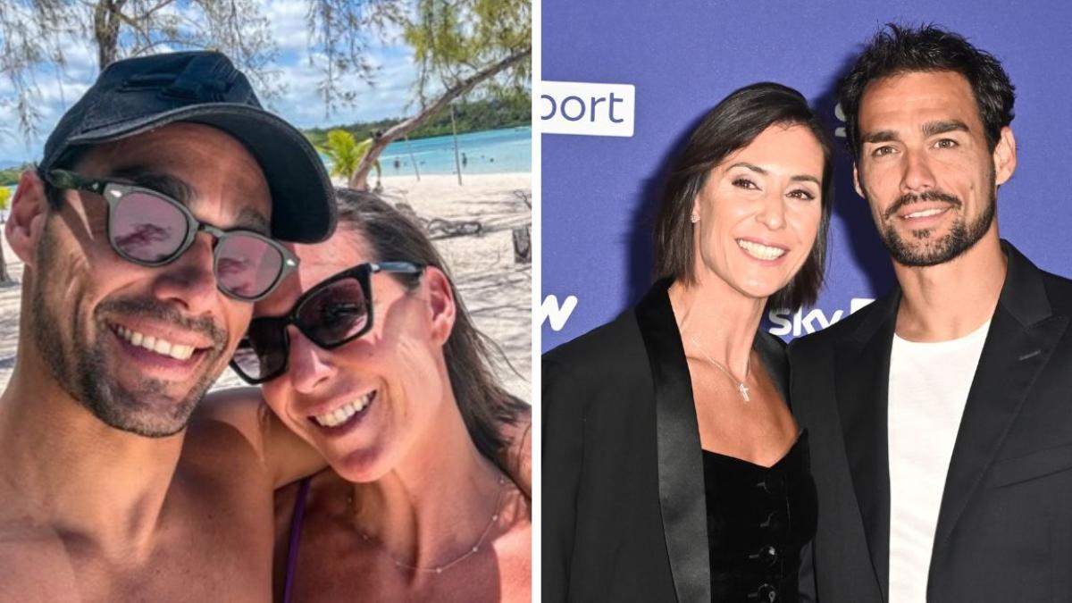 Fabio Fognini e Flavia Pennetta la festa in spiaggia per 10 anni di matrimonio