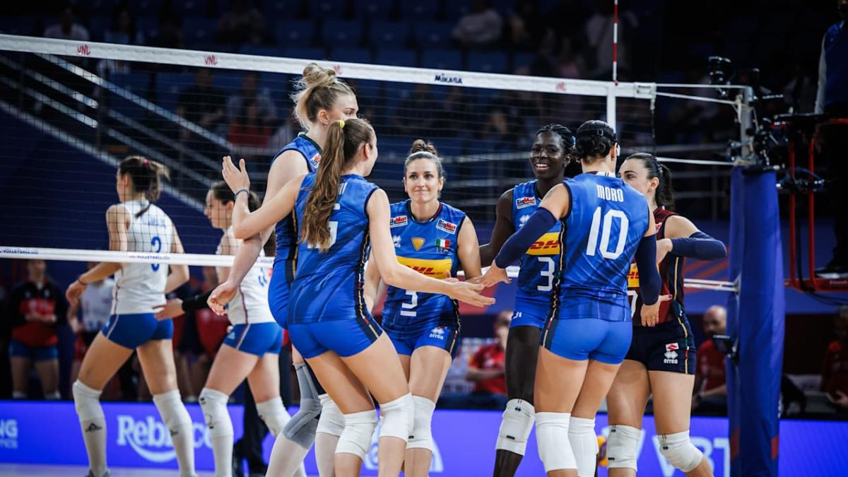 Volley Nations League donne: Italia-Serbia 3-2