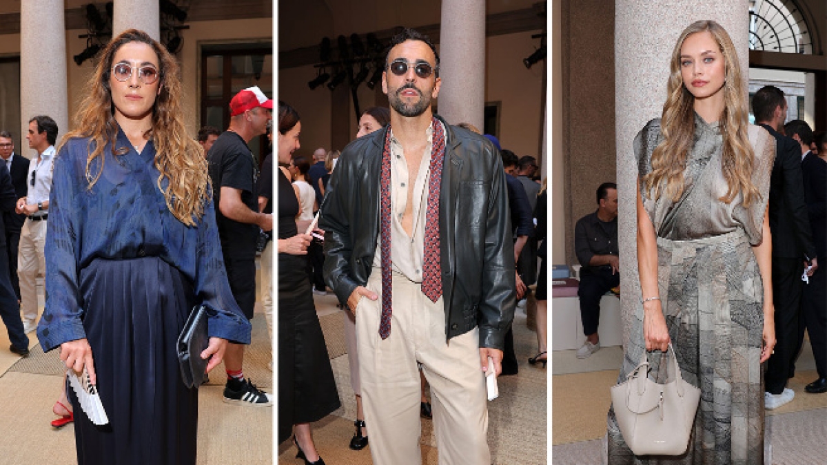 Sofia Goggia, Marco Mengoni e Laila Hasanovic: tutti gli ospiti della sfilata milanese di Giorgio Armani