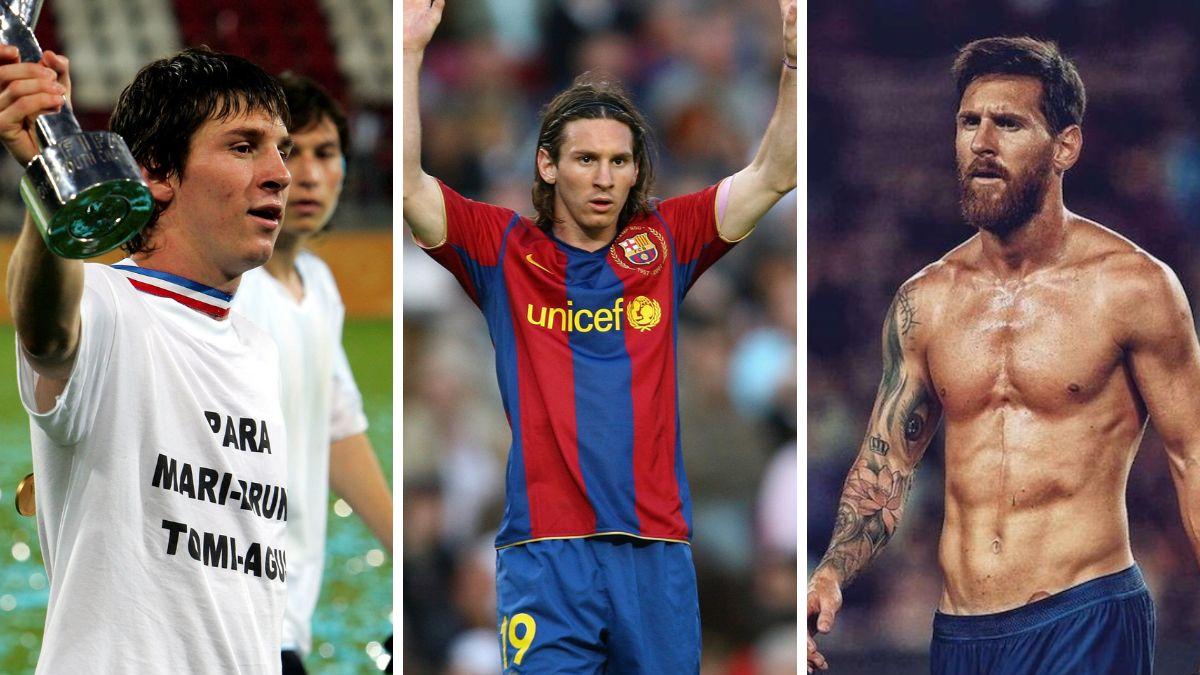Leo Messi ieri e oggi: foto trasformazione fisica negli ultimi 20 anni