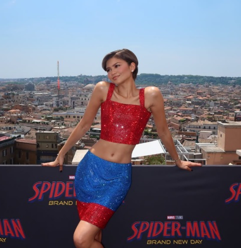 Zendaya a Roma con Tom Holland: i look omaggio alla moda italiana
