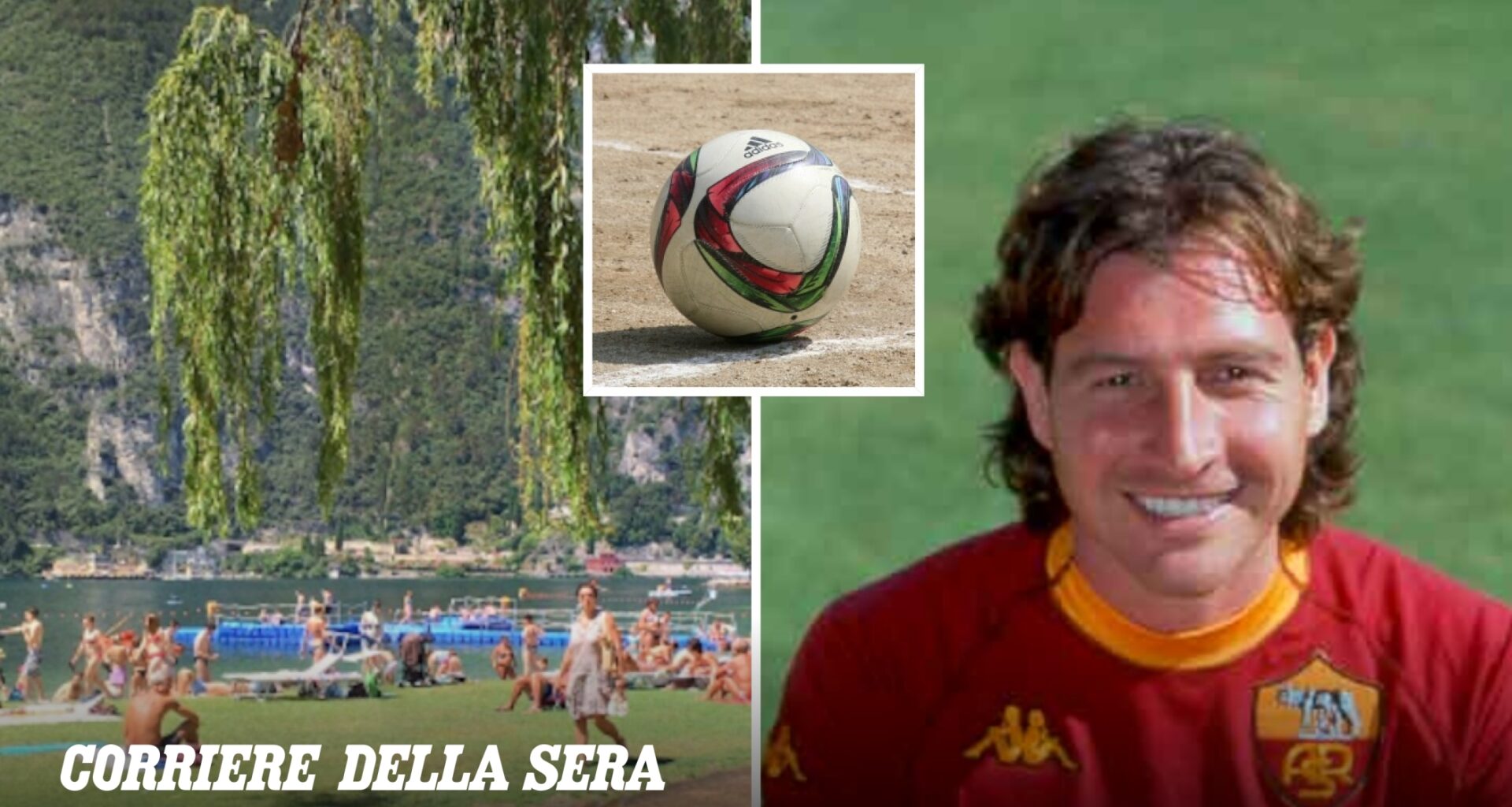 Riva del Garda, vietato giocare a calcio in spiaggia. L'ex calciatore Paolo Poggi: «Si fa sempre più fatica a tollerare il gioco dei ragazzi»