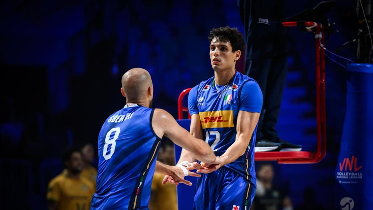 Volley Nations League, riscatto Italia: 3-1 al Brasile con super Bottolo
