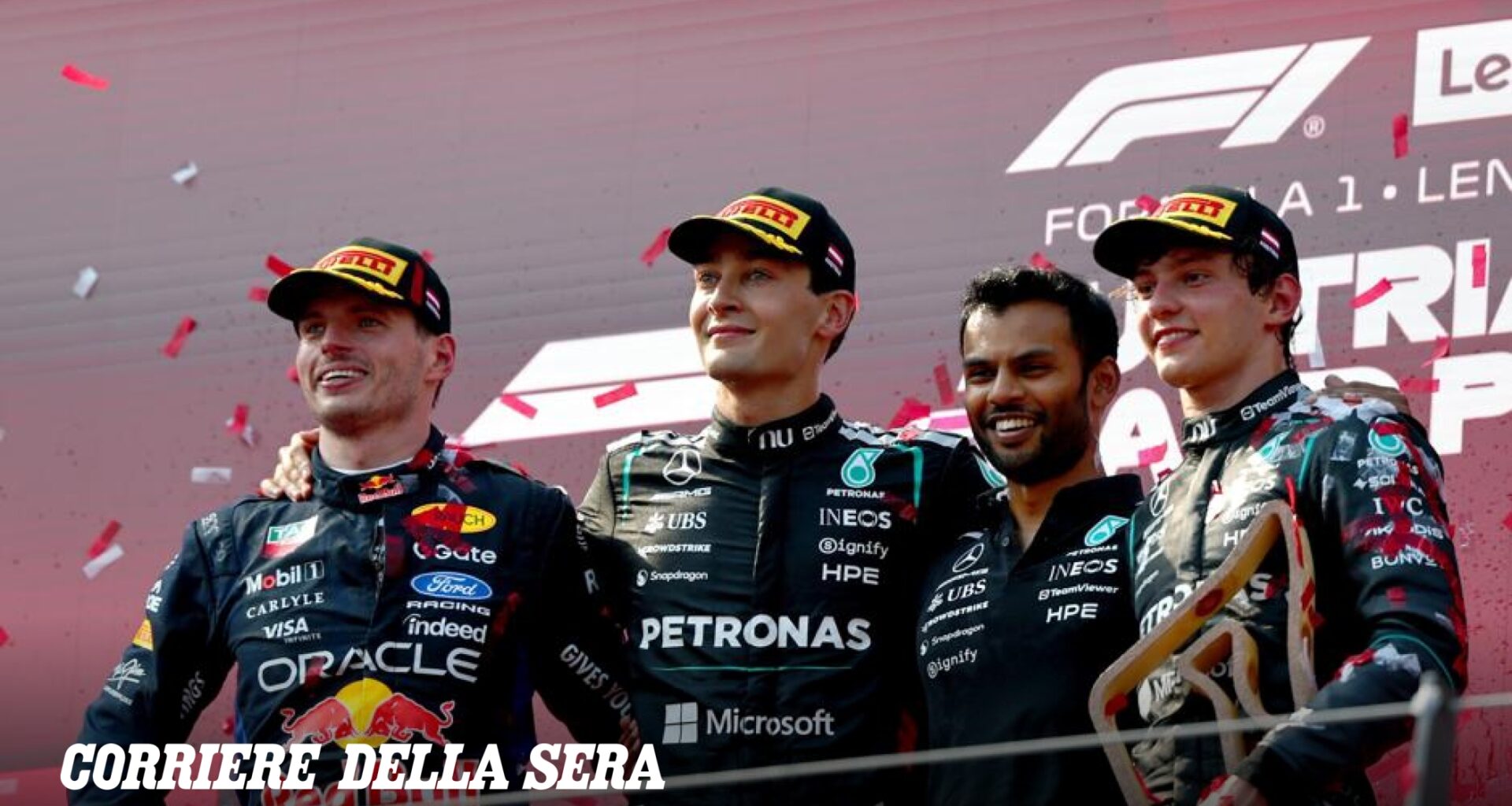 Pagelle F1 Gp Austria: Russell silenzia chi non lo ama (9), Antonelli al via ne combina di tutti i colori. Ferrari, tanti rumor per nulla (5)