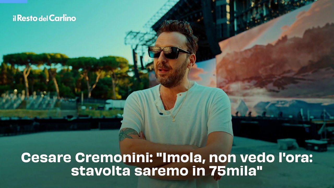 Cremonini alla Music Park Arena. Maxi-schermi ed effetti speciali. In scaletta 25 anni di successi