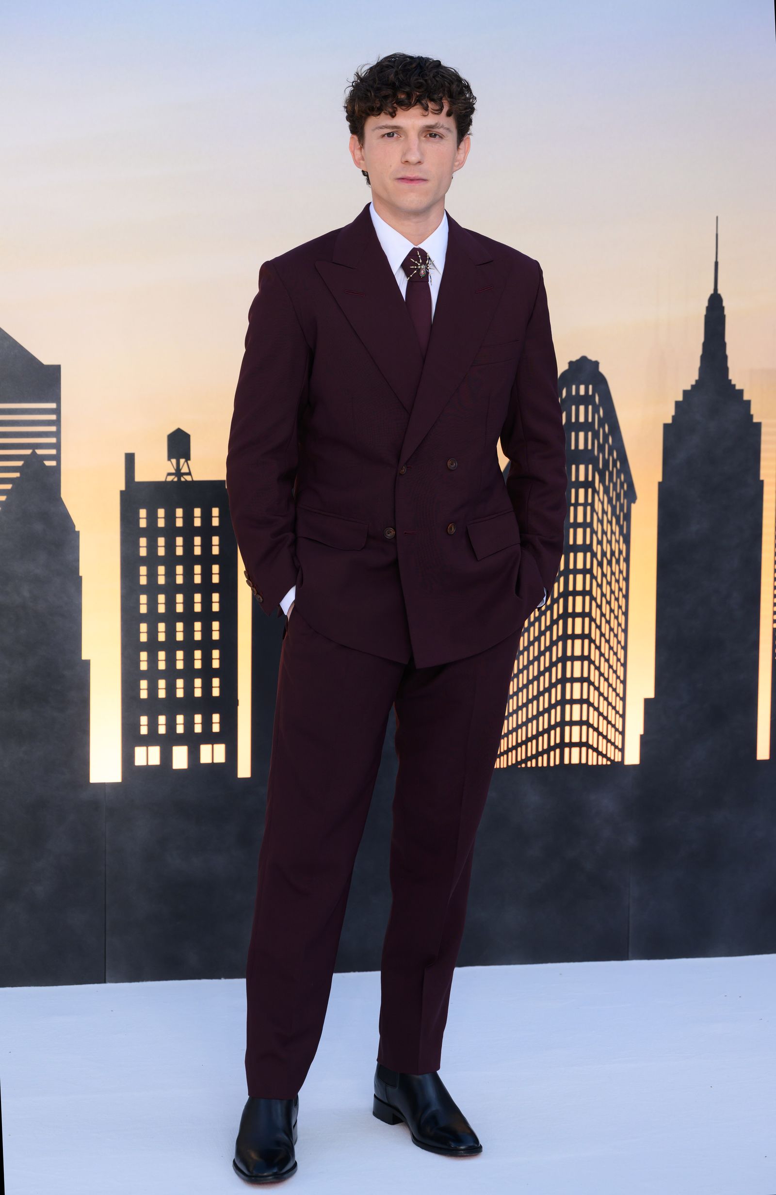 Tom Holland alla prima del film a Londra.