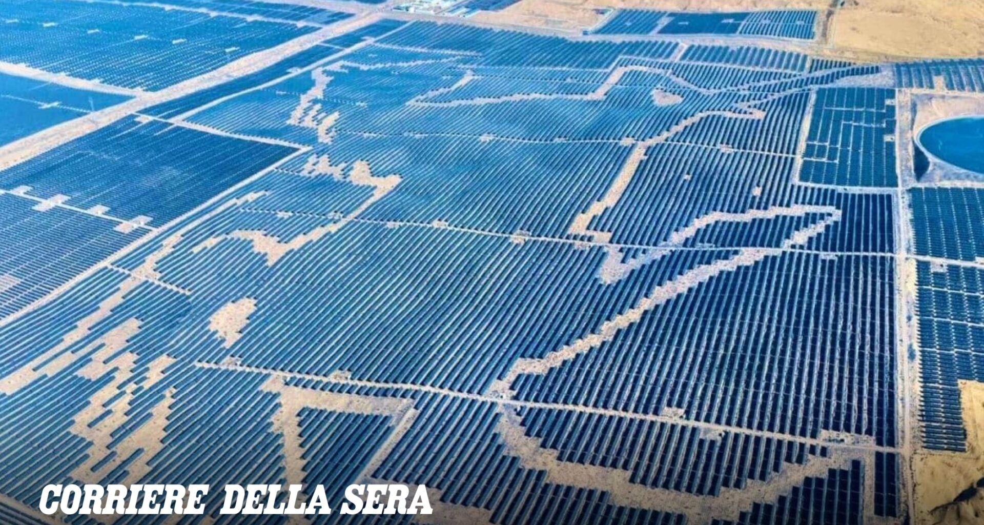 In Cina è in costruzione una muraglia di pannelli solari lunga 400 chilometri (ed è visibile dalla Stazione Spaziale Internazionale)