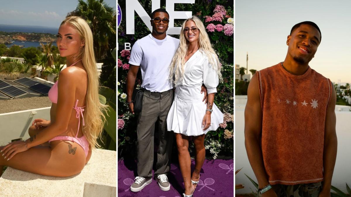 Alisha Lehmann a Wimbledon insieme al futuro marito Montel McKenzie