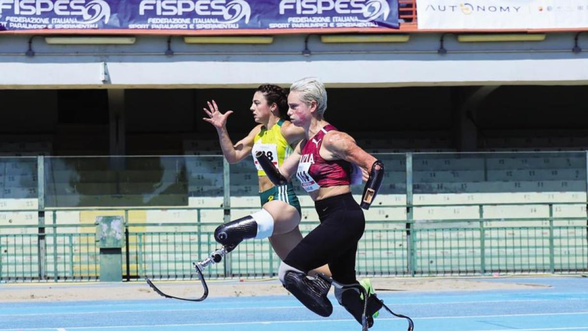 Lignano, Bebe Vio record italiano nei 100