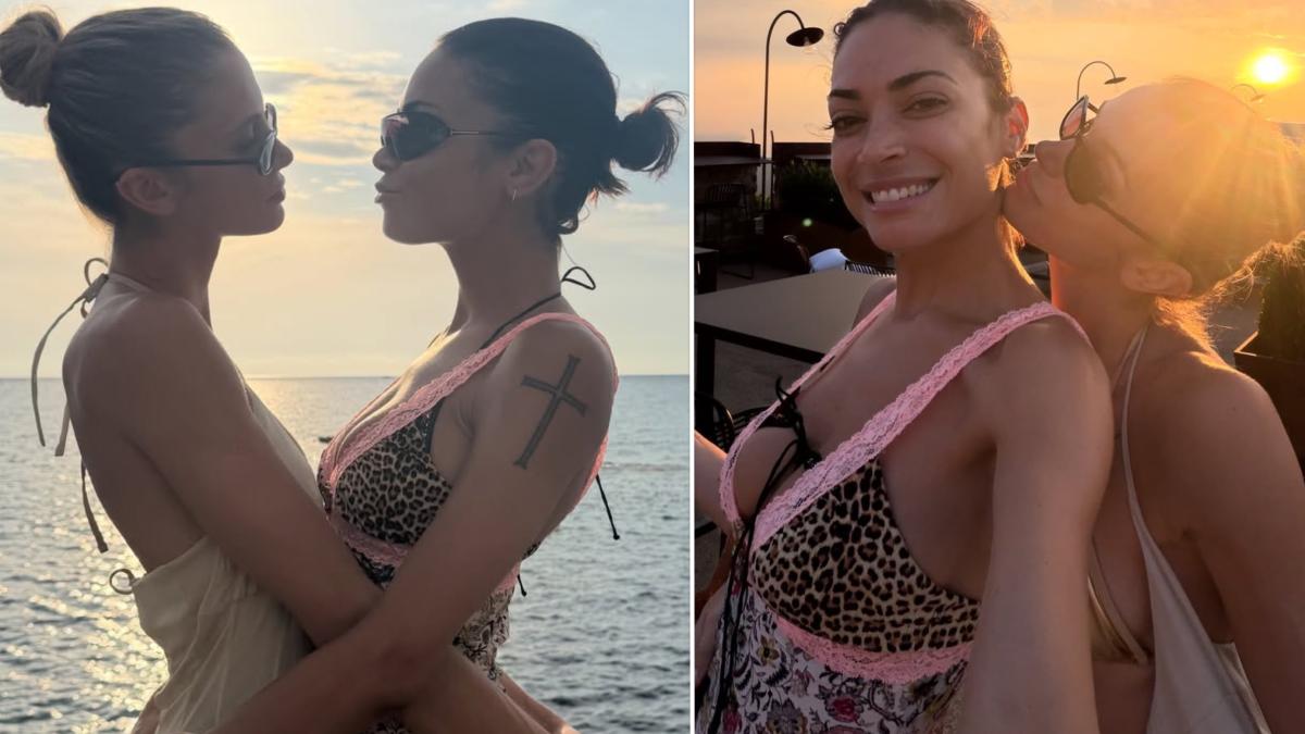 Elodie e Franceska, vacanza d'amore in un castello in Cilento